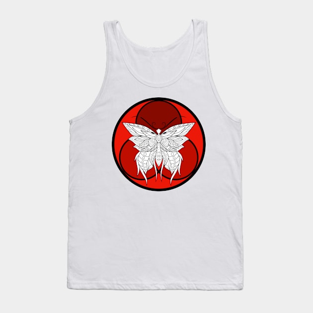 Butterfly Tank Top by Aan Design Art